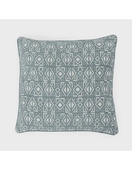 Almofada jacquard chenilla Tiberio verde francês Almofada jacquard chenilla Tiberio verde francês