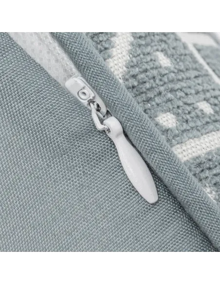 Almofada jacquard chenilla Tiberio verde francês Almofada jacquard chenilla Tiberio verde francês