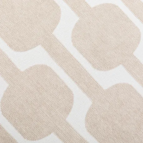 Almofada jacquard chenilla Sunnies topo