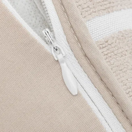 Almofada jacquard chenilla Sunnies topo