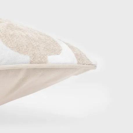 Almofada jacquard chenilla Sunnies topo