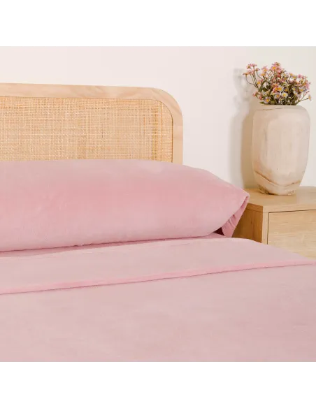 Jogo de lençóis veludo liso