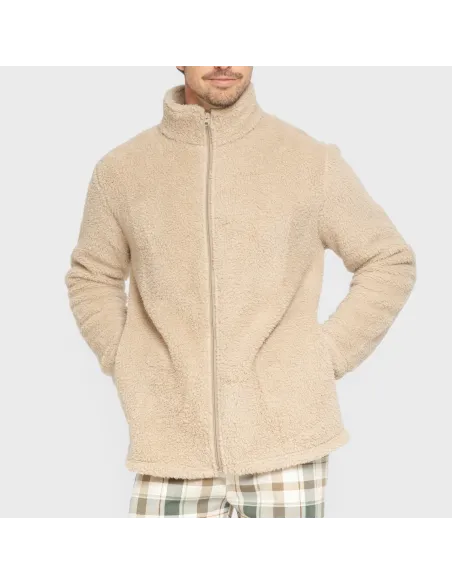 Casaco sherpa homem lisa