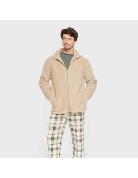 Casaco sherpa homem lisa