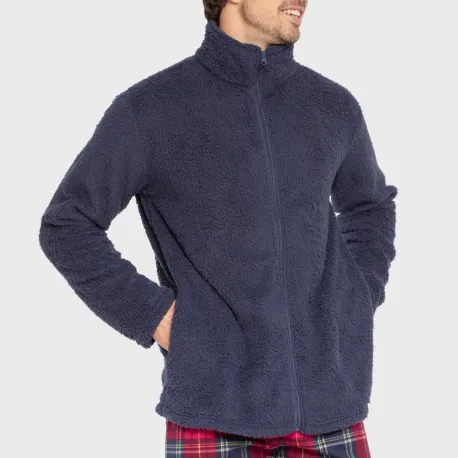 Casaco sherpa homem lisa