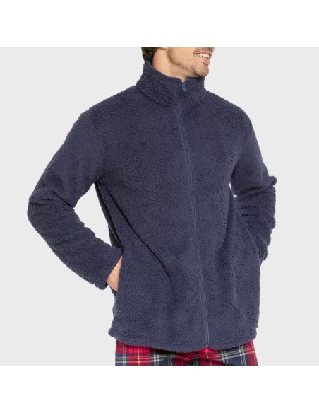 Casaco sherpa homem lisa