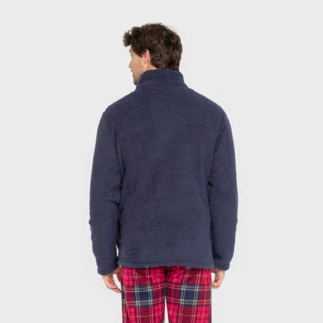 Casaco sherpa homem lisa