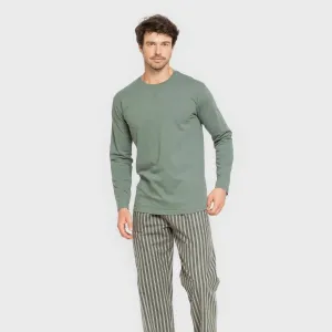 Pijama homem flanela Raya Marsellita verde - arena 2