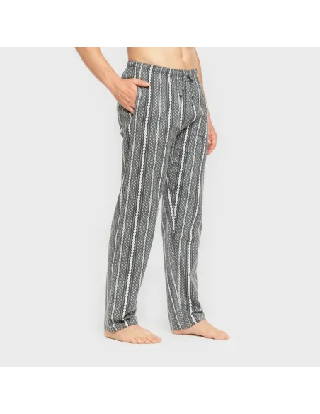 Pijama homem flanela Cronos verde Pijama homem flanela Cronos verde