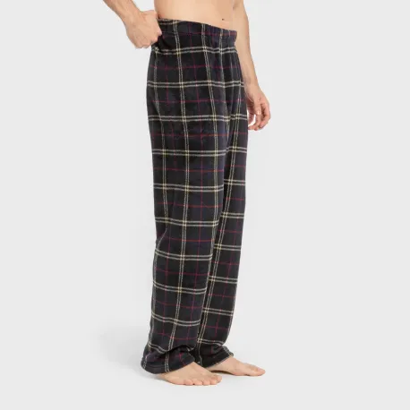 Pijama coral homem Cuadro Tejada bordeaux