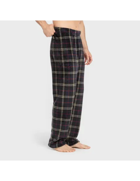 Pijama coral homem Cuadro Tejada bordeaux