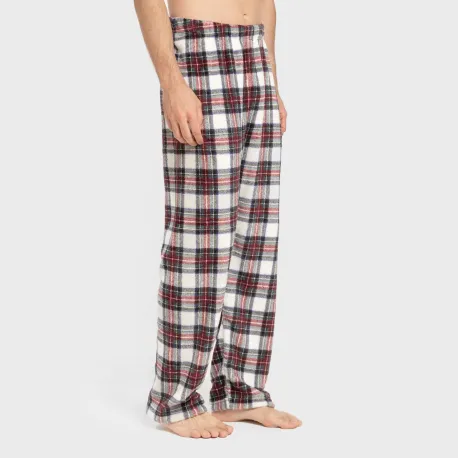 Pijama coral homem Cuadro Celestia bordeaux