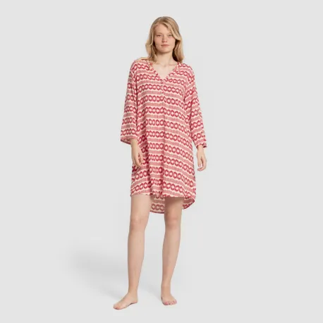 Túnica viscosa Pastela fresa