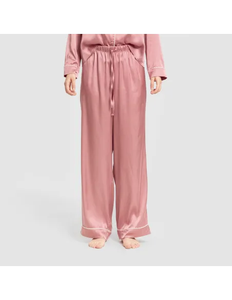 Pijama comprido mulher Saten Friday liso