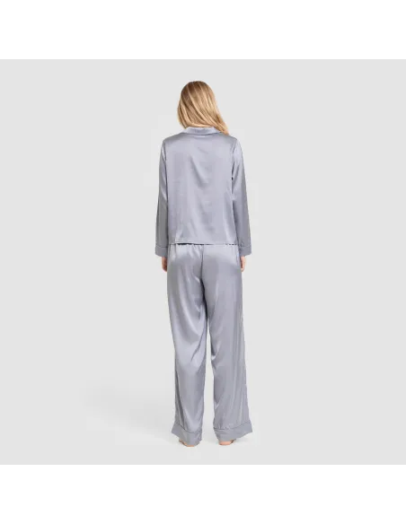 Pijama comprido mulher Saten Friday liso