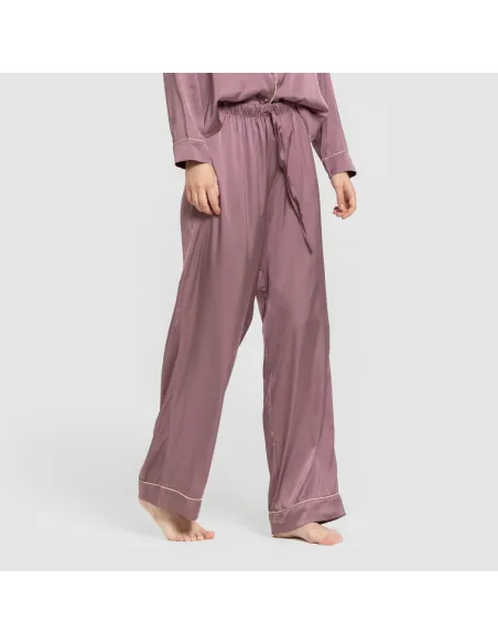 Pijama comprido mulher Saten Friday liso Pijama comprido mulher Saten Friday liso