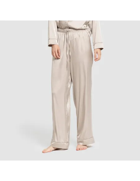 Pijama comprido mulher Saten Friday liso