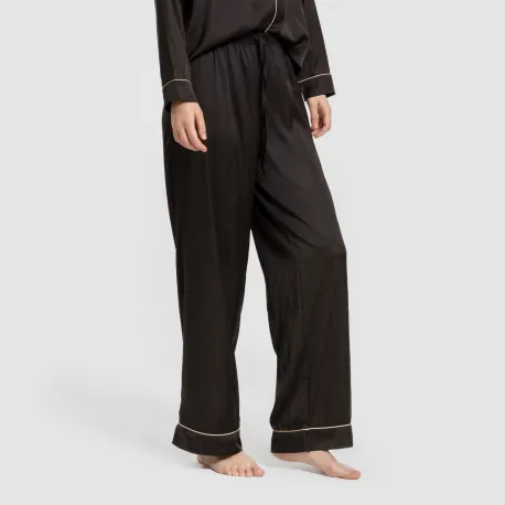 Pijama comprido mulher Saten Friday liso