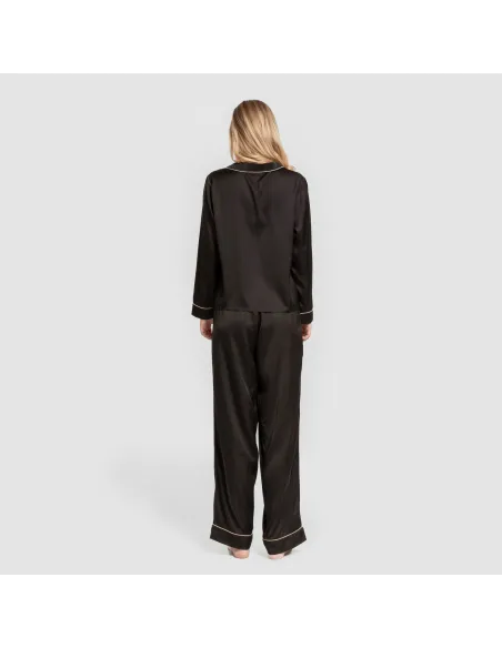 Pijama comprido mulher Saten Friday liso