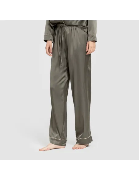 Pijama comprido mulher Saten Friday liso