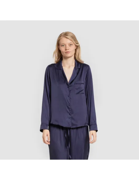 Pijama comprido mulher Saten Friday liso