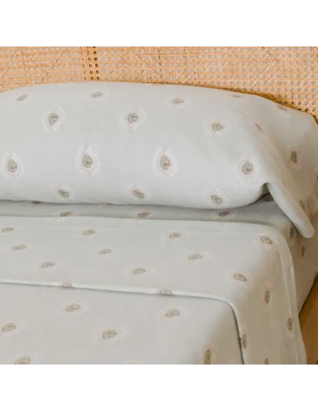 Jogo de lençóis térmicos Alexia verde Jogo de lençóis térmicos Alexia verde