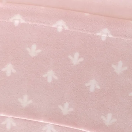 Jogo de lençóis térmicos Nicole rosa-bebê