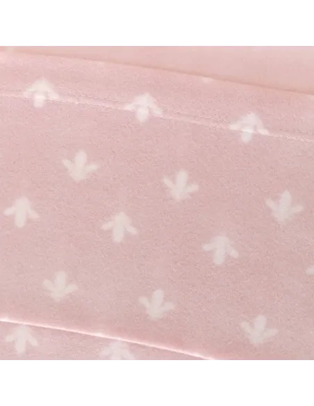 Jogo de lençóis térmicos Nicole rosa-bebê Jogo de lençóis térmicos Nicole rosa-bebê