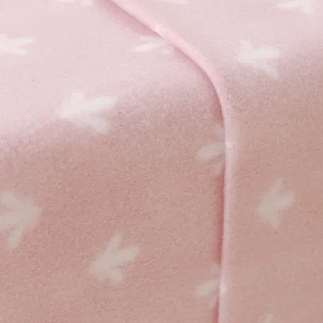 Jogo de lençóis térmicos Nicole rosa-bebê