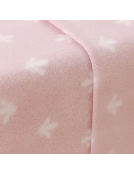 Jogo de lençóis térmicos Nicole rosa-bebê Jogo de lençóis térmicos Nicole rosa-bebê