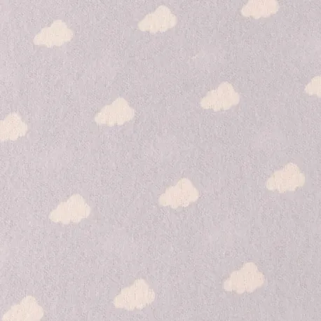 Jogo de lençóis de flanela Nubecita celeste cuna