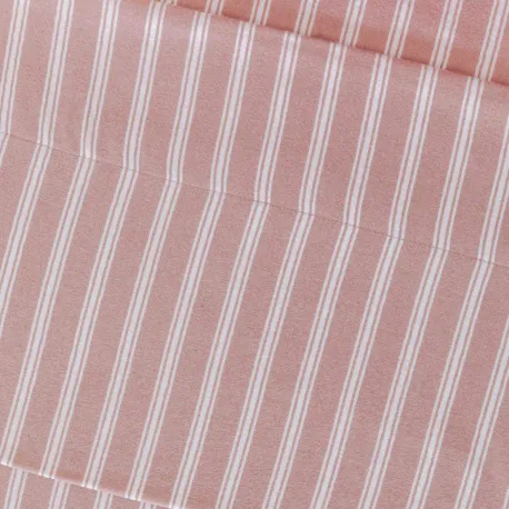 Jogo de lençóis de flanela Raya Marsella rosa keike