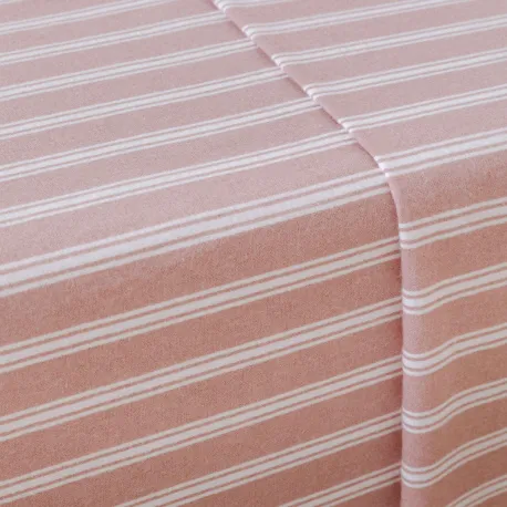 Jogo de lençóis de flanela Raya Marsella rosa keike