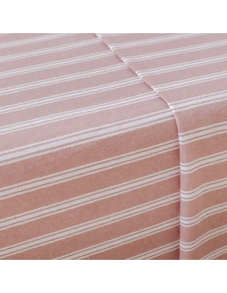 Jogo de lençóis de flanela Raya Marsella rosa keike