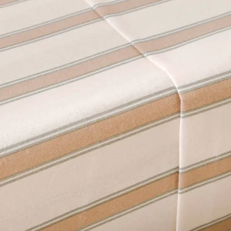 Jogo de lençóis de flanela Raya Sitges verde seco - topo