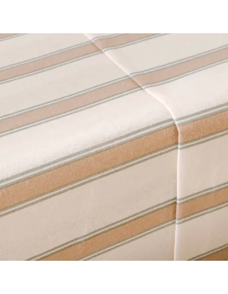 Jogo de lençóis de flanela Raya Sitges verde seco - topo