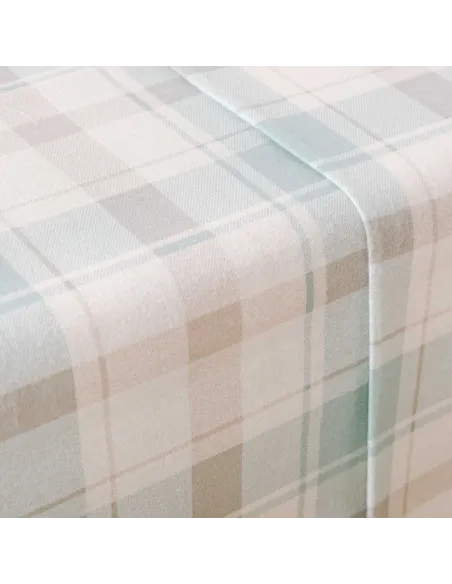 Jogo de lençóis de flanela Cuadro Noric verde Jogo de lençóis de flanela Cuadro Noric verde