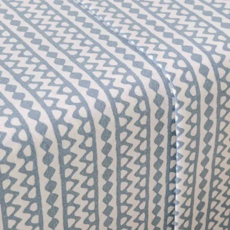 Jogo de lençóis de flanela Etnico indigo