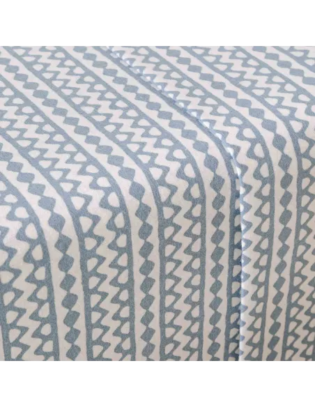 Jogo de lençóis de flanela Etnico indigo