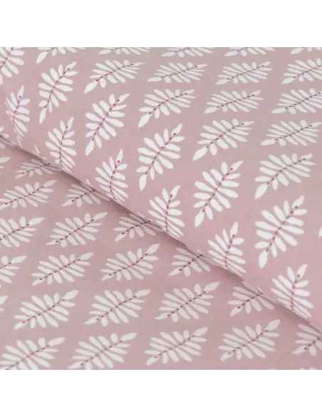 Capa de edredão de algodão Zurich malva rosa Capa de edredão de algodão Zurich malva rosa