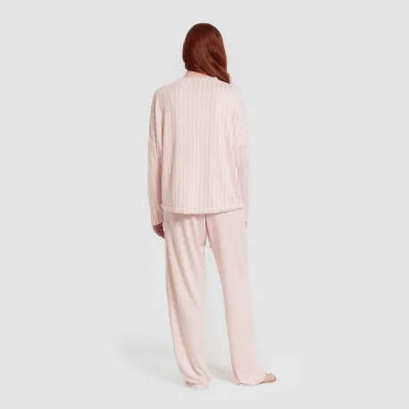 Pijama comprido Secret mulher Raya Marsella rosa