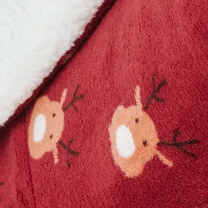 Manta sherpa Tatin bordô 2