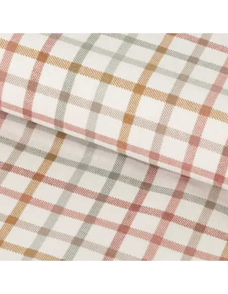 Capa de edredão algodão Cuadro Danke verde seco - caldera