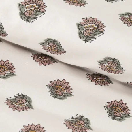 Capa de edredão algodão  Elliane verde keike