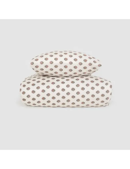 Capa de edredão algodão  Elliane verde keike