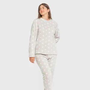 Pijama coral Vitalidad cinza pérola 2
