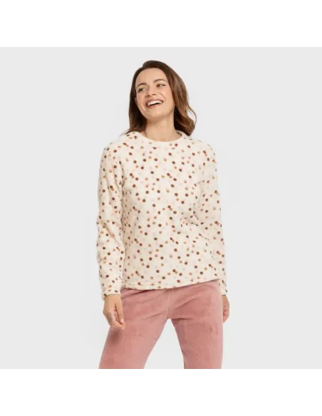 Pijama coral Janice malva