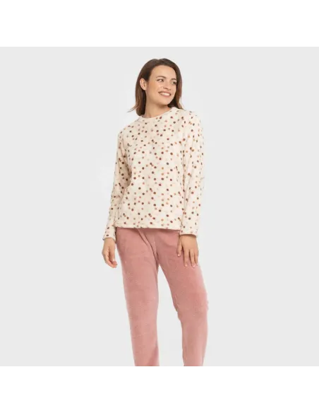 Pijama coral Janice malva