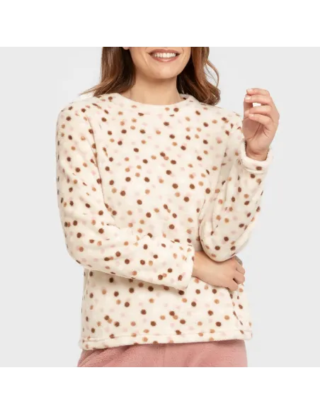 Pijama coral Janice malva