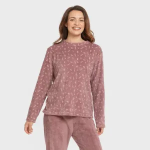 Pijama coral Mimi berinjela